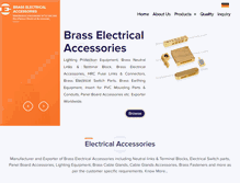 Tablet Screenshot of brasselectricalaccessories.com